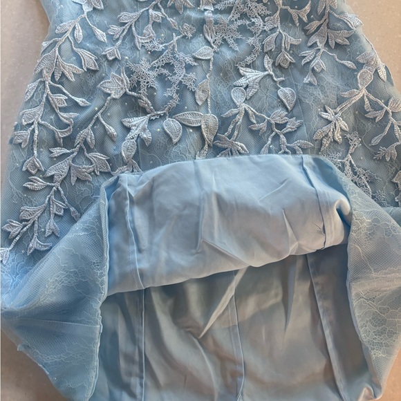 Bodycon Blue Homecoming lace Backless Party Dress 10 - Picture 9 of 10